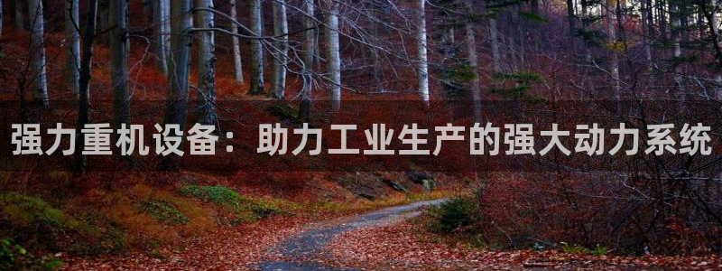 辉达娱乐最新消息新闻：强力重机设备：助力工业生产的强大动力系