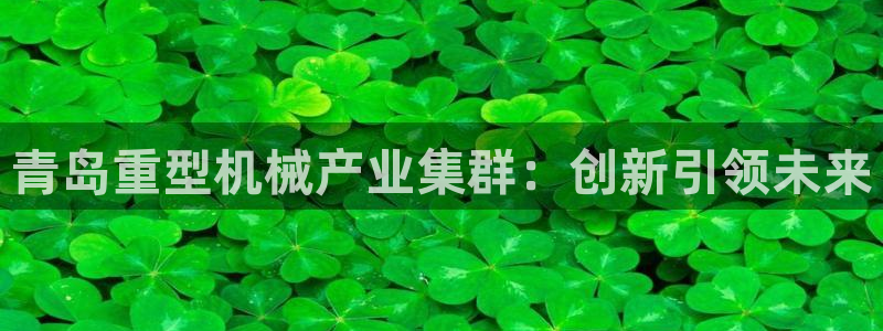 辉达官网登录入口入口：青岛重型机械产业集群：创新引领未来